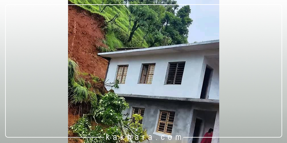 पहिराेले दिव्य चक्षु माविकाे भवनमा क्षति